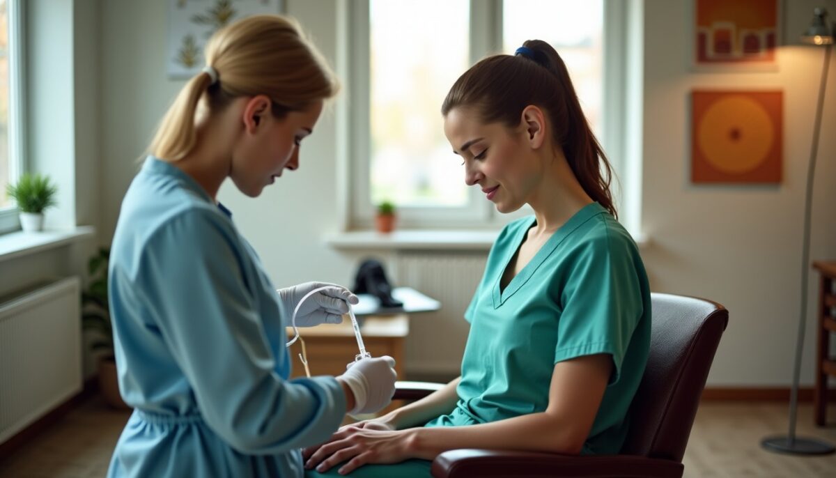 Perfusion sous-cutanée : avantages et méthode d'application sur la cuisse Perfusion sous-cutanée : avantages et méthode d'application sur la cuisse